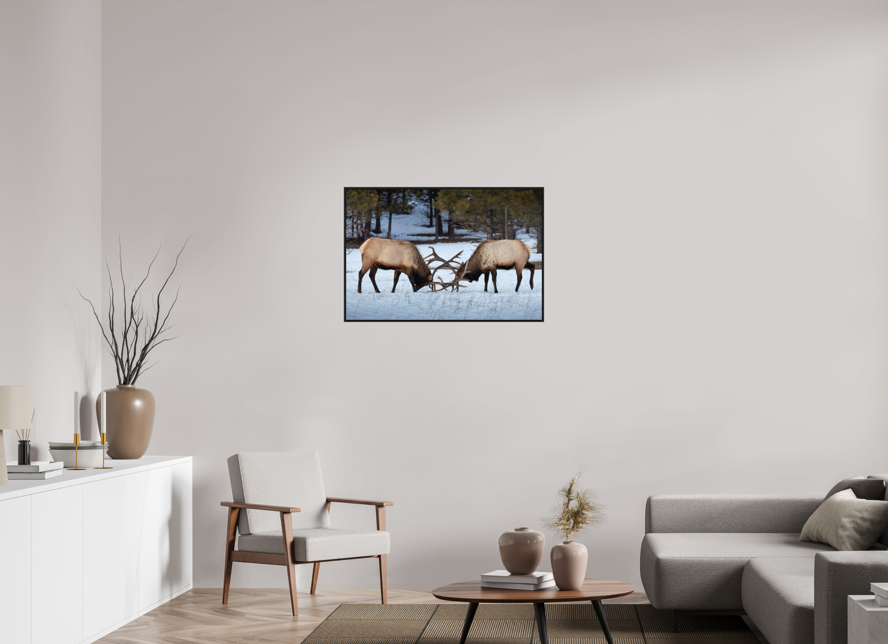 36 x 24″, Acrylic Print With Frame The Dual