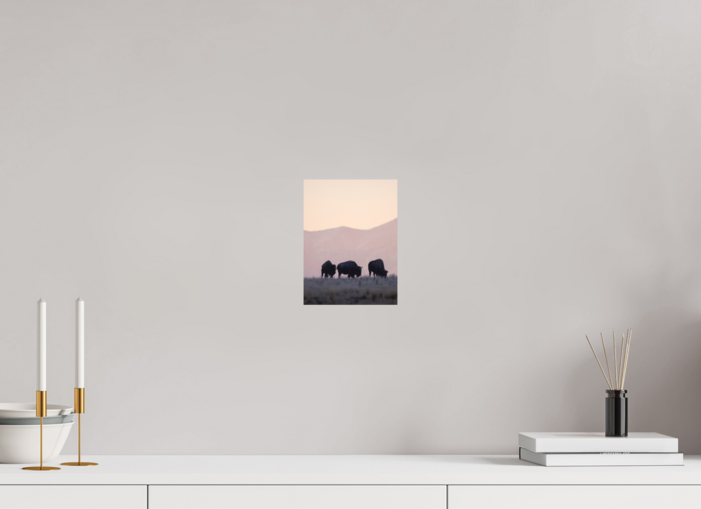 6 x 8″, Metal Print Morning Feed