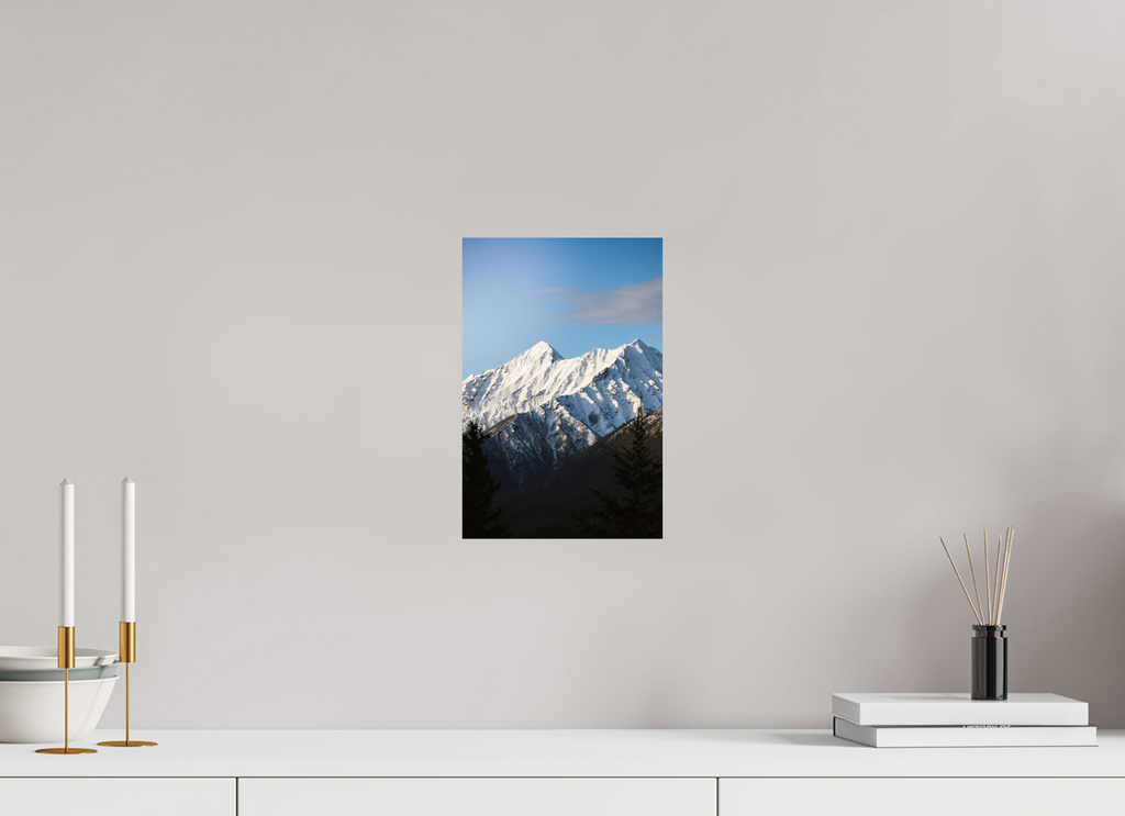 8 x 12″, Photo Print Snowy Mountain
